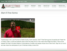 Tablet Screenshot of hart-t-trees.com